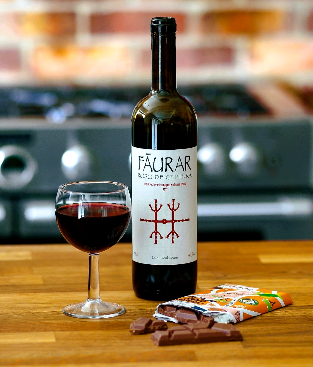 A chocolate and wine tasting for four