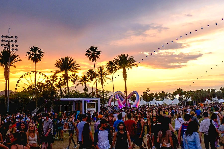 Coachella, on VIP passes