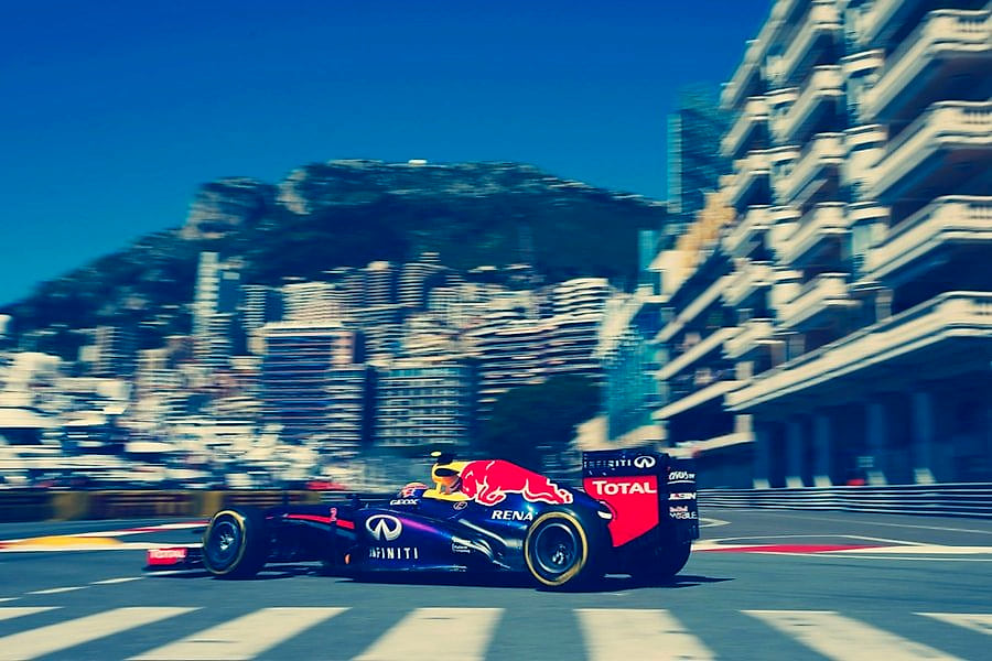 The Monaco Grand Prix, from a superyacht