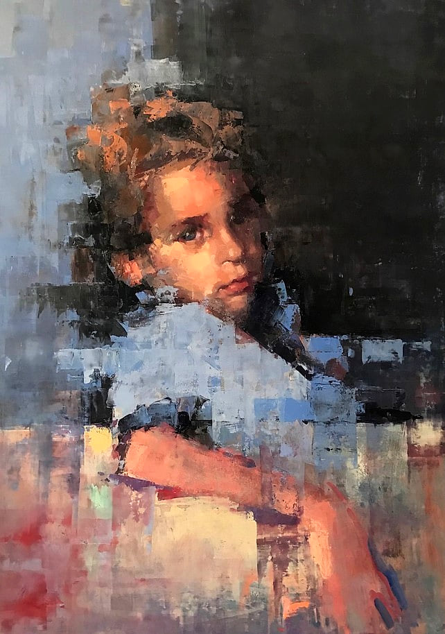 A bespoke oil portrait, painted from your photo