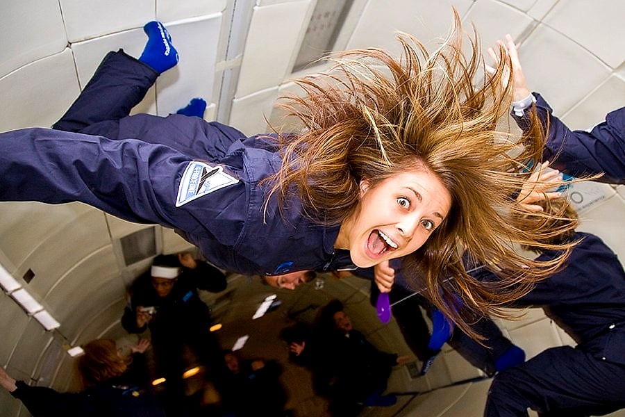 Experience zero gravity