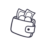 Donor wallet illustration